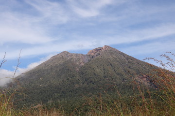 Fototapeta premium Rinjani Mount from Savana Propok - Lombok 1