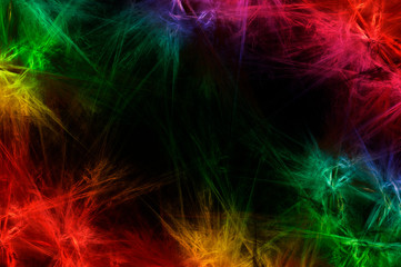 Abstract background neon lines . Fractal pattern for creativity and design.