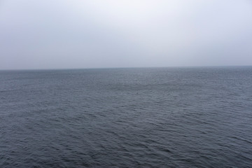 seascape on misty morning 