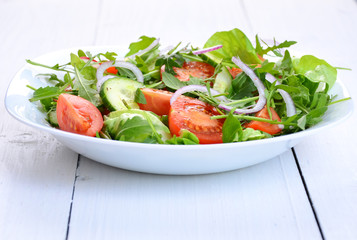 fresh vegetable salad