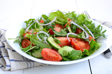 fresh vegetable salad