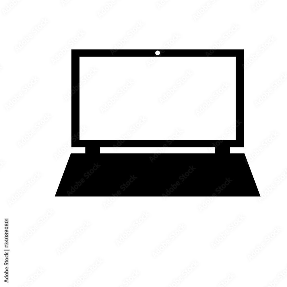 Wall mural Laptop And Connection Icon Vector Design Template