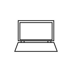 Laptop And Connection Icon Vector Design Template