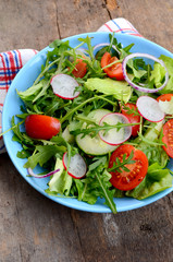 fresh vegetable salad