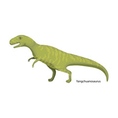 Ancient dinosaur vector icon.Cartoon vector icon isolated on white background ancient dinosaur.