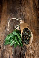 healthy eating - sage chips