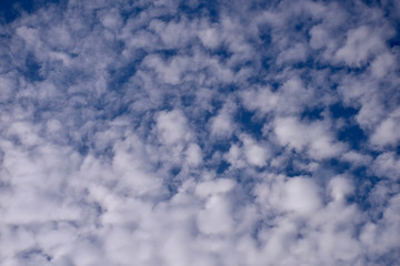 Bright morning clouds and beautiful cloudscape