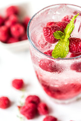 Raspberry soda
