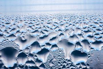 Fototapeta premium abstract blue background with bubbles
