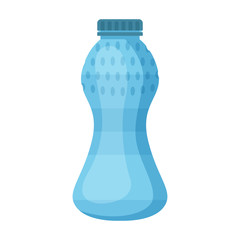 Plastic bottle vector icon.Cartoon vector icon isolated on white background plastic bottle.
