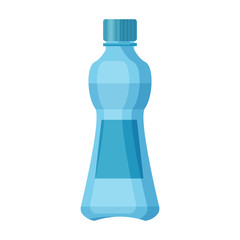 Plastic bottle vector icon.Cartoon vector icon isolated on white background plastic bottle.