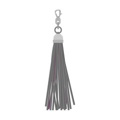 Tassel brush vector icon.Cartoon vector icon isolated on white background tassel brush.