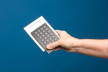 Calculator for performing mathematical and financial work