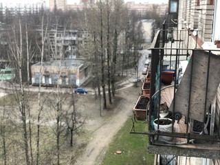 The balcony in Russia