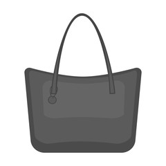 Bag vector icon.Cartoon vector icon isolated on white background bag.