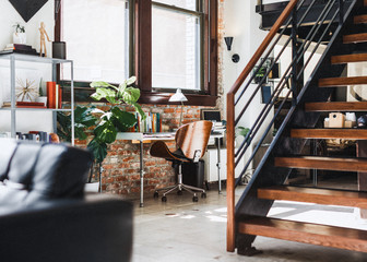 Industrial style coworking space