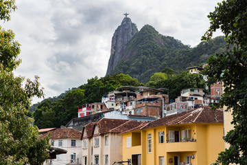 Fototapeta na wymiar Favela In Rio de Janeiro