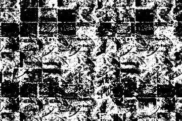 Black and white grunge texture. Dirty monochrome background. Pattern of scratches, chips, dirt, dust, cracks