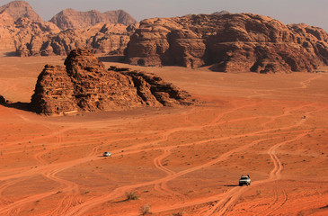 Wadi rum desert Jordan.