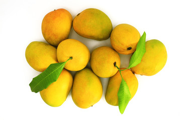 Alphonso Mangoes with leaves