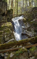 Wasserfall in der Wolfsschlucht