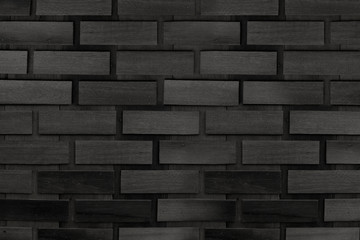 Black brick wall
