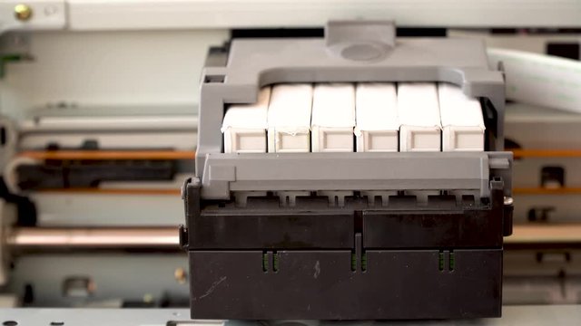movement of the printhead of an inkjet printer