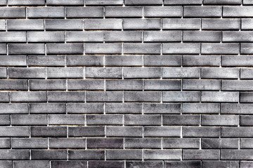 Silver painted brick wall textured background