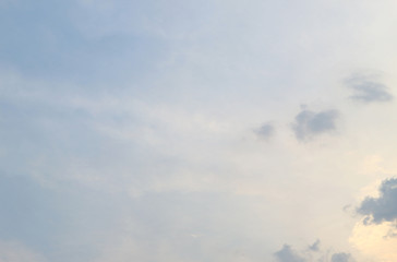 blue sky and clouds,sunlight for background.