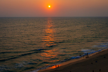 Fototapeta na wymiar Sunset @ Vakala Beach