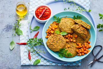 fresh vegetarian falafel