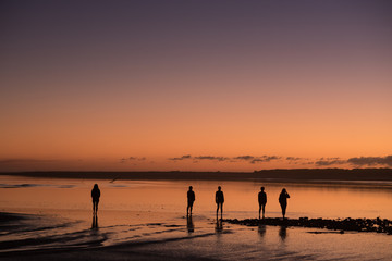Sunset in Karamea, West Coast, New Zealand