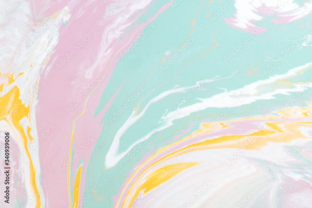 Canvas Prints mixed paint on a canvas