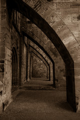 Fototapeta premium Bogengang einer Kirche