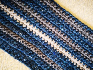 knitting, striped plaid, handmade2