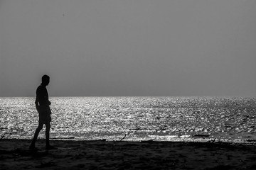 Man on Beach