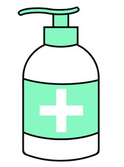 Obraz premium Gel hydro-alcoolique
