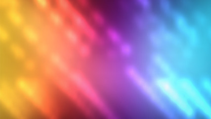 Multi Color Rainbow Glowing Vector Background. Abstract Blurred Gradient Mesh Banner Template.