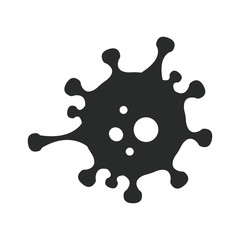 corona virus, 
bacteria icon vector deign illustration