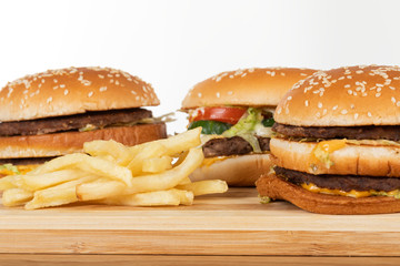 Delicious cheeseburger