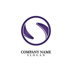 Business corporate letter S logo design vector.
