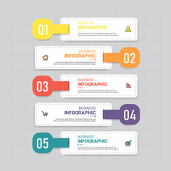 Infographics banner design template, can be used for workflow layout, diagram, annual report, web design.Creative banner, label vector.	
