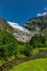 Bøyabreeen Gletscher in Norwegen, Scandinavien