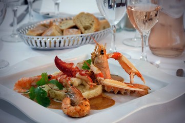 Langoustine with Shrimp
