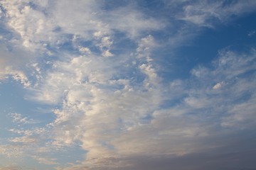 Fototapeta premium The texture of the clouds