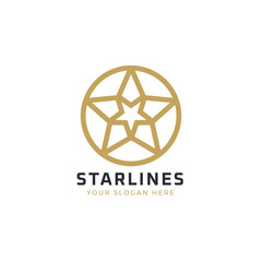star line style logo design