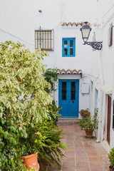 views of the old mediterranean village of Figiliana in Andalusia, Spain