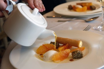 Sorbet with Grapefruit