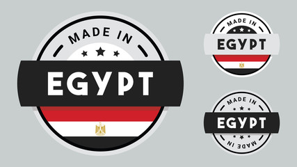 Made in Egypt collection with Egypt flag symbol.