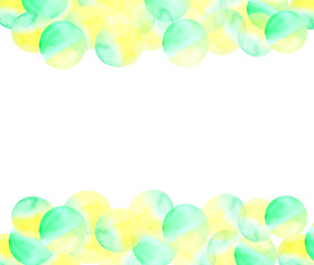 水彩フレーム　watercolor frame